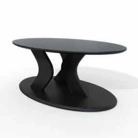 Furniture Tulip Oval Table 3d model