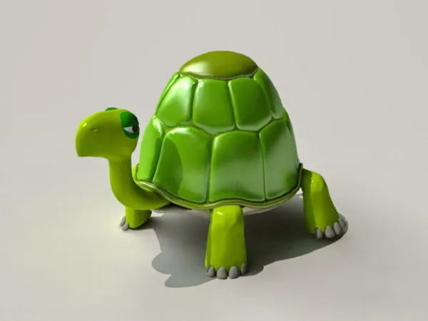 Turtle Comic Character 3d model Turtle Comic Character 3d model