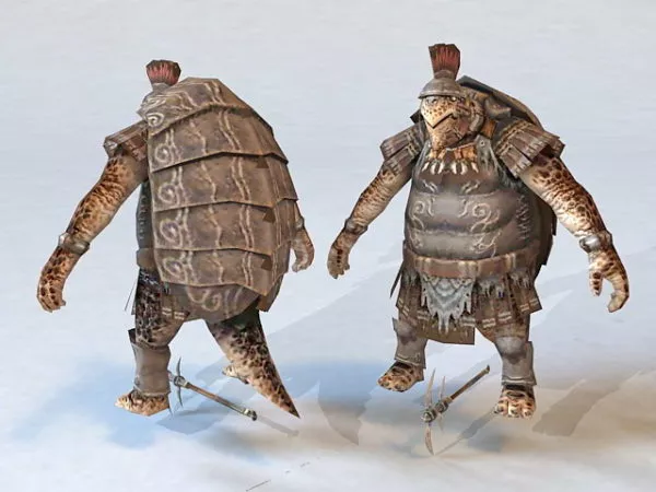 Turtle Warrior 3d model Turtle Warrior 3d model