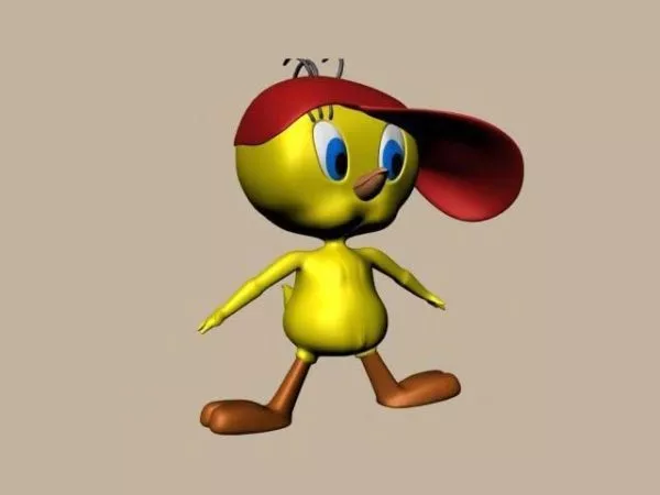 Character Tweety Bird 3d model Character Tweety Bird 3d model