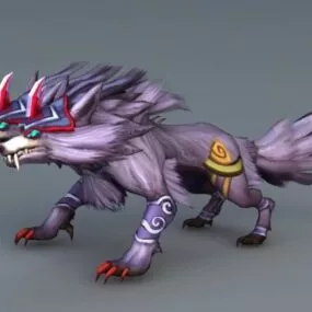 Two Headed Wolf 3d model