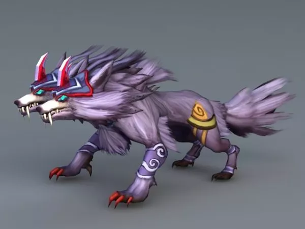 Two Headed Wolf 3d model Two Headed Wolf 3d model