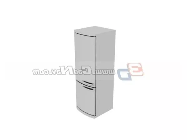 Two-door Refrigerator 3d model Two-door Refrigerator 3d model