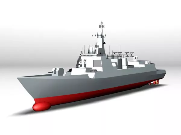 Type 052d Destroyer 3d model Type 052d Destroyer 3d model