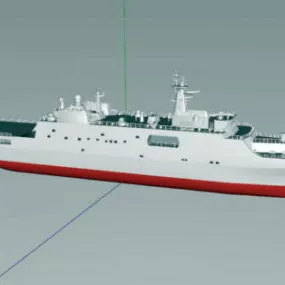 Type 071 Amphibious Transport Dock 3d model