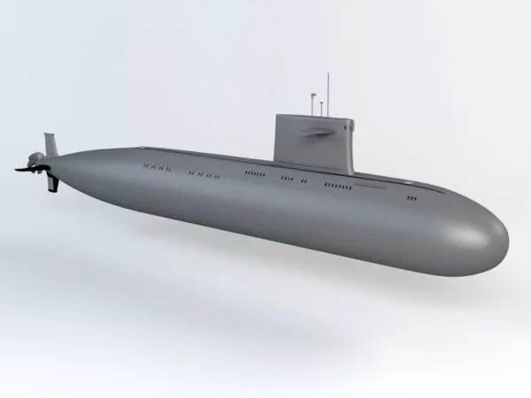 Type 095 Submarine 3d model Type 095 Submarine 3d model