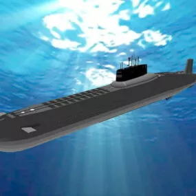 Typhoon Submarine 3d model