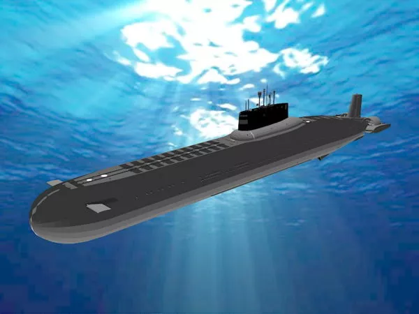 Nuclear Powered Attack Submarine 3d model