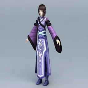 Typical Japanese Girl 3d model