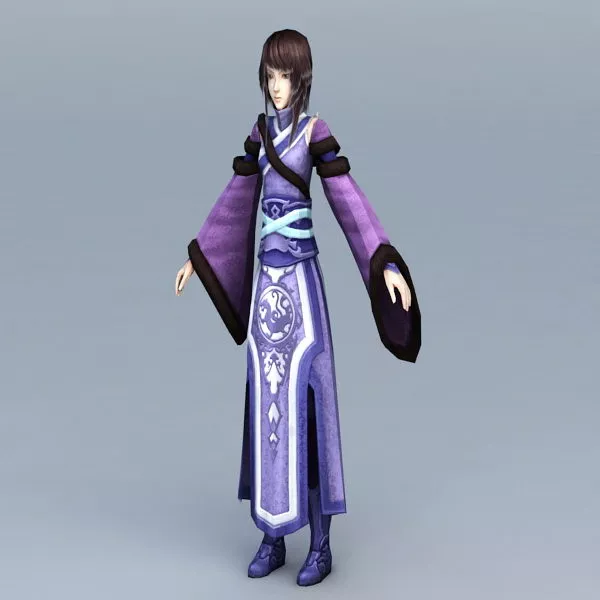 Typical Japanese Girl 3d model Typical Japanese Girl 3d model