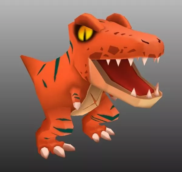 Tyrannosaurus Rex Cartoon 3d model Tyrannosaurus Rex Cartoon 3d model
