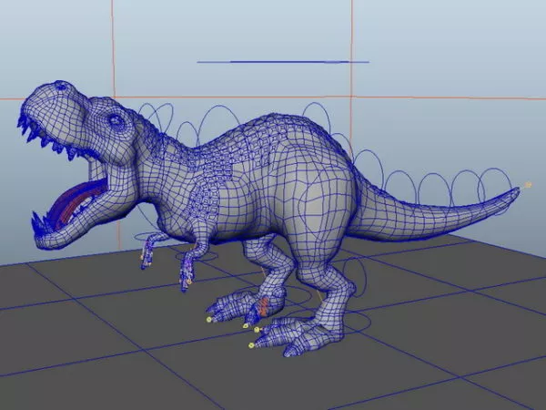 Dinosaur Tyrannosaurus Rex Skeleton 3d model