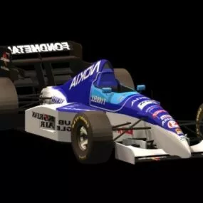 Tyrrell Racing Car 3d model
