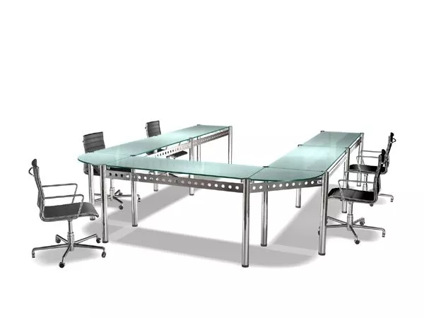 U Shaped Conference Tables Design 3d model U Shaped Conference Tables Design 3d model