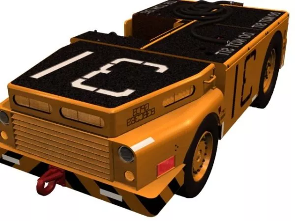 Earth Scraper Vehicle 3d model