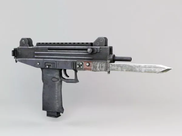 Uzi Submachine Gun 3d model Uzi Submachine Gun 3d model