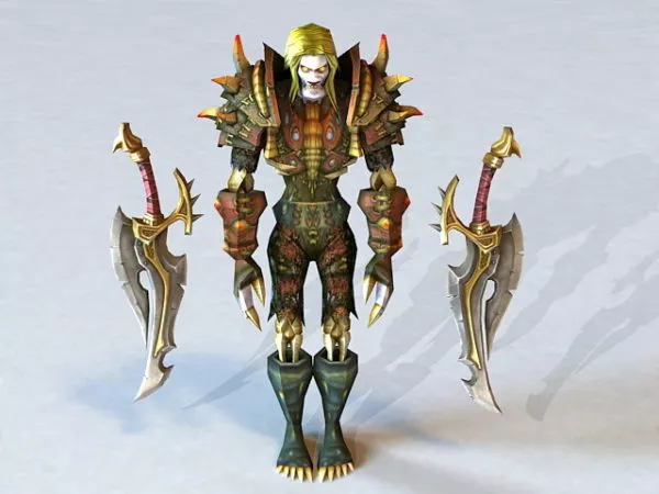 Warcraft Draenei Character 3d model