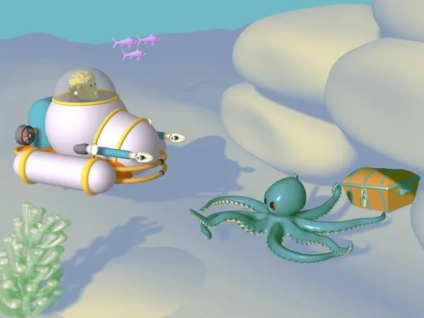 Deep Ocean Monster Fish 3d model