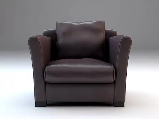 Upholstered French Armchair 3d model Upholstered French Armchair 3d model