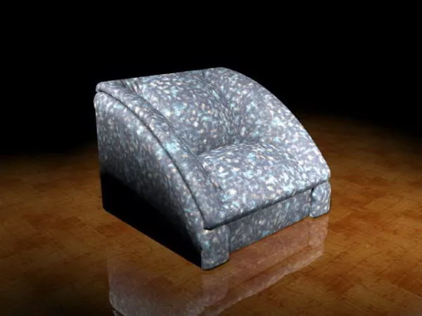 Upholstered Accent Chair 3d model Upholstered Accent Chair 3d model