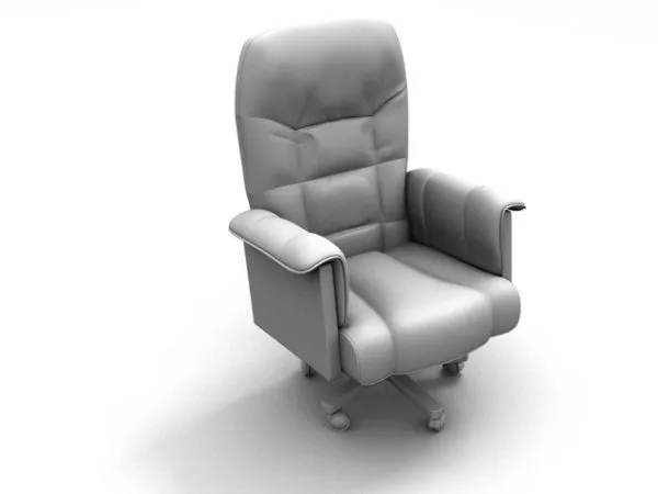 Upholstered Executive Armchair 3d model Upholstered Executive Armchair 3d model