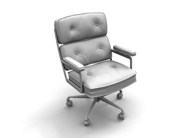 Upholstered Executive Chair 3d model Upholstered Executive Chair 3d model