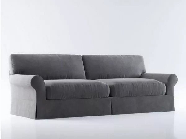Upholstered Settee Loveseat 3d model Upholstered Settee Loveseat 3d model