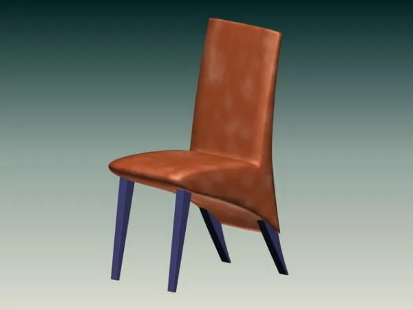 Upholstered Side Chair 3d model Upholstered Side Chair 3d model