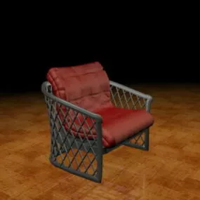 Upholstered Wire Chair 3d model