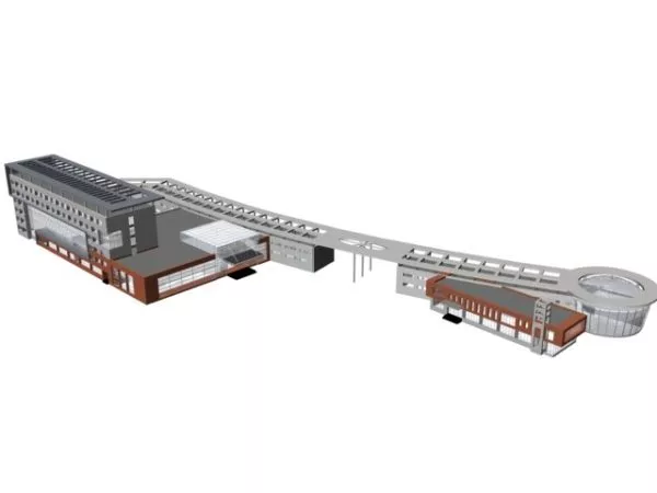 Urban Commercial Center 3d model Urban Commercial Center 3d model