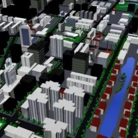 Urban Residence Zone 3d model