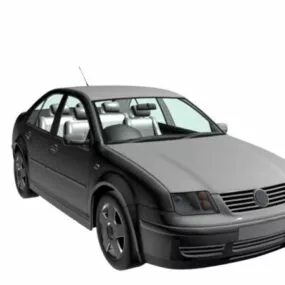 Vw Bora 4-door Sedan 3d model