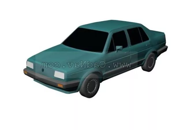Car Vw Jetta Diesel 3d model Car Vw Jetta Diesel 3d model