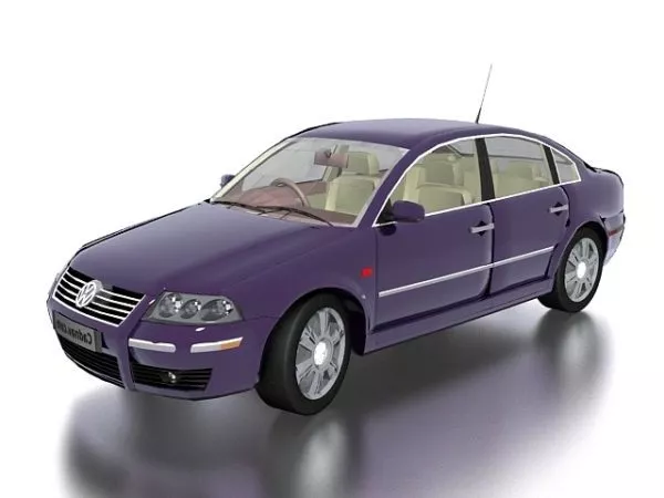 Vw Volkswagen Passat Large Family Car 3d model Vw Volkswagen Passat Large Family Car 3d model