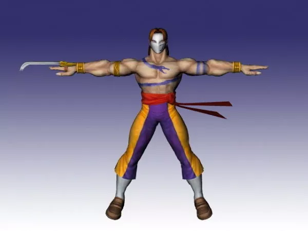 Vega In Street Fighter 3d model Vega In Street Fighter 3d model