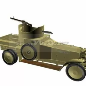 Vehicle-mounted Anti-aircraft Guns 3d model