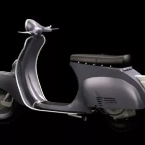 Vespa Motor Scooter 3d model