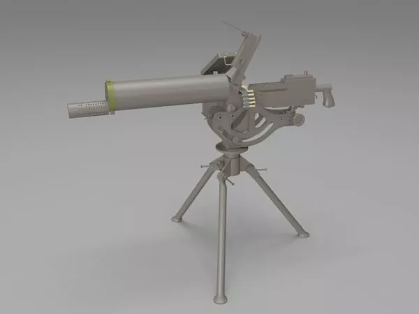 Vickers Machine Gun 3d model Vickers Machine Gun 3d model