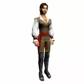 Victorian Aristocrat Male Character 3d model