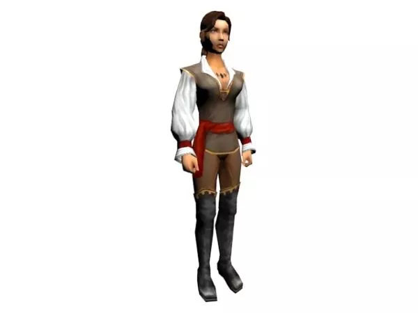 Victorian Aristocrat Male Character 3d model Victorian Aristocrat Male Character 3d model