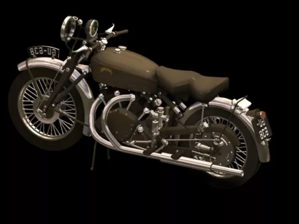 Vincent Black Shadow 3d model Vincent Black Shadow 3d model