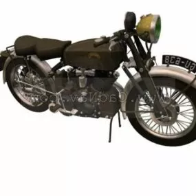 Vincent Black Shadow Motorcycle 3d model