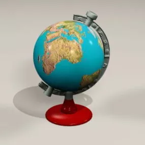 Vintage Globe 3d model