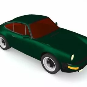 Vintage Coupe Car 3d model