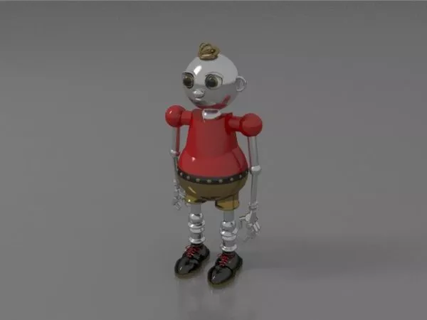 Vintage Toy Robot 3d model Vintage Toy Robot 3d model