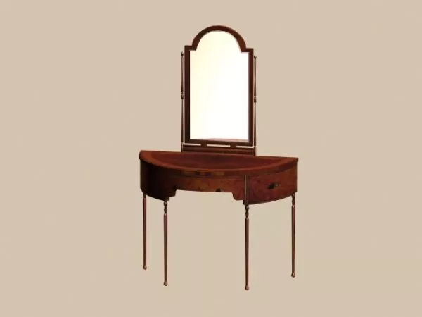 Vintage Vanity Dressing Table 3d model Vintage Vanity Dressing Table 3d model