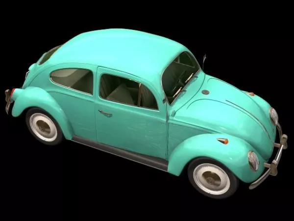 Vw Beetle Dune Car 3d model