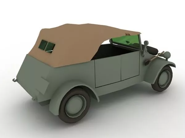 Vw Beetle Dune Car 3d model