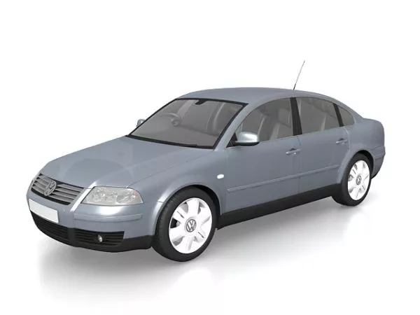 Vintage Mini Sedan Car 3d model