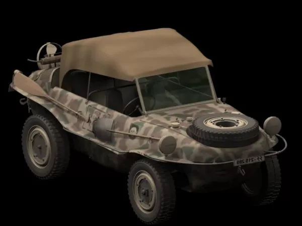 Volkswagen Beetle Cartoon Car 3d model